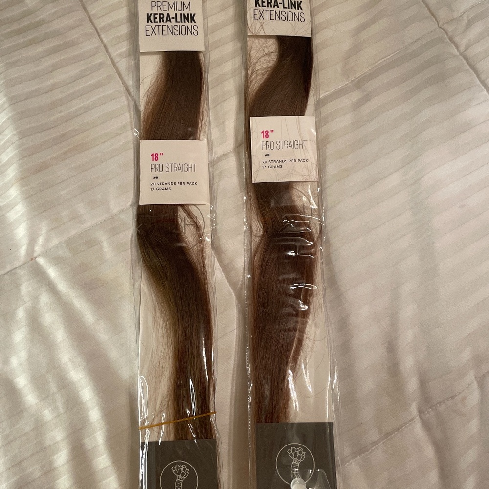 Donna Bella kera-link Color #8 Light Chestnut brown